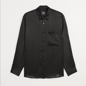 Zara Striped Jacquard Shirt